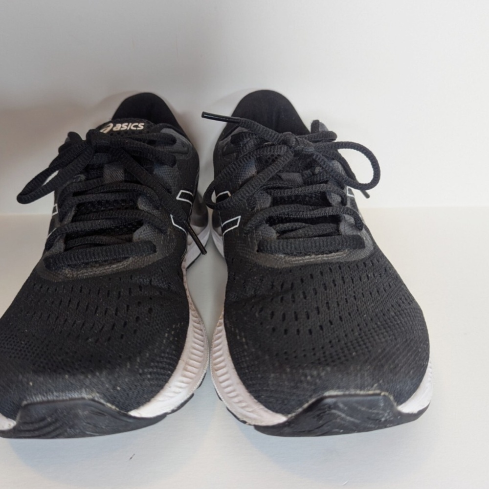 Asics Gel-Excite 8 SNEAKERS SZ 8 Black White Women Running Shoes - Picture 5 of 8